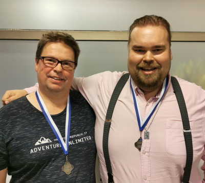 Clas Nyberg ja Arttu Karhulahti 2021