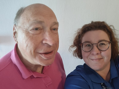 Finn Wardi ja Hulda Nyberg osallistuivat NBU;n kokoukseen