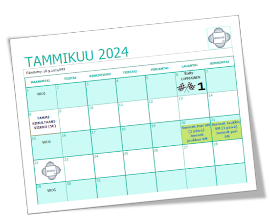 SM-kalenteri 2024 on julkaistu