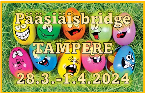 Pääsiäisbridge pelataan Tampereella